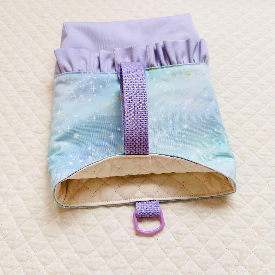 aka_eco様　ハンドメイド　レッスンバッグ　ユニコーン パープル　女の子