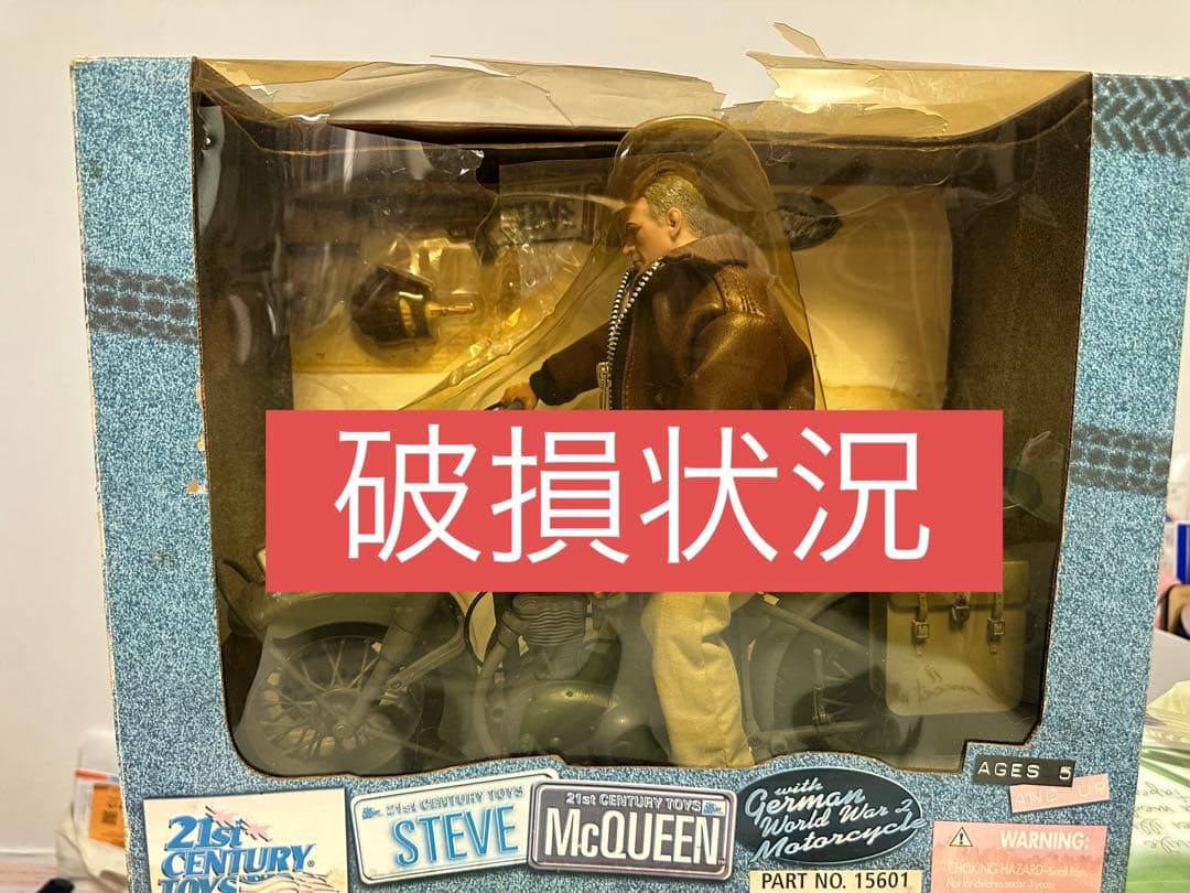 【ジャンク】 スティーブ・マックイーン 映画 大脱走　フィギュア