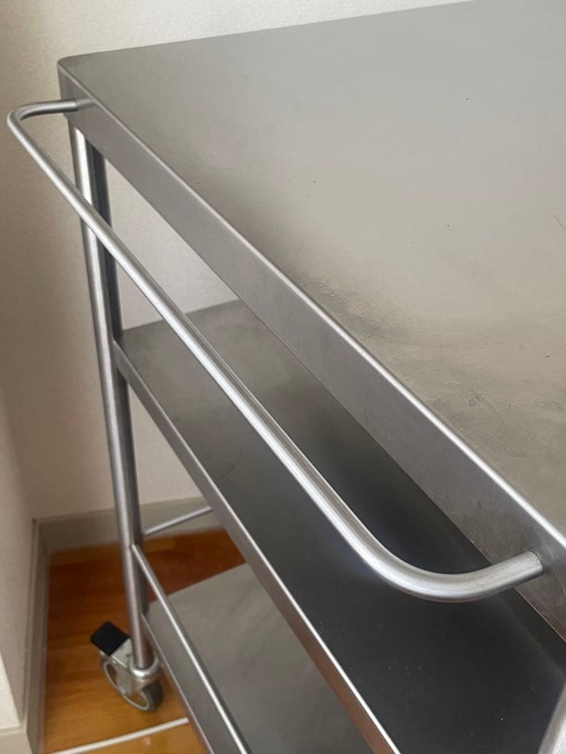 IKEA イケア FLYTTA フリッタ キャスター付 ステンレスキッチンワゴン