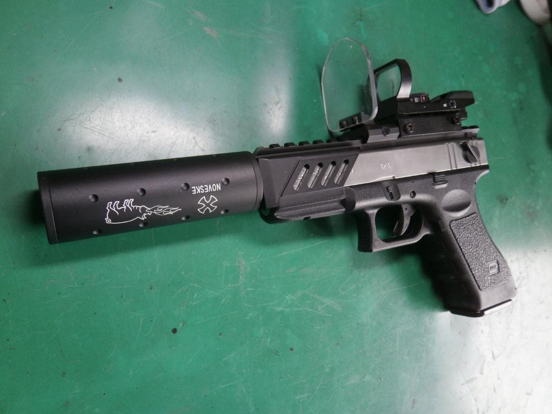 グロック18C　シルバースライド　東京マルイ　GLOCK18C