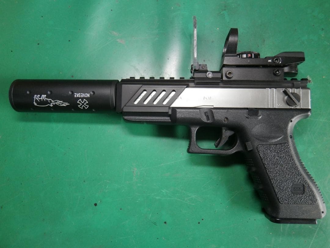 グロック18C　シルバースライド　東京マルイ　GLOCK18C