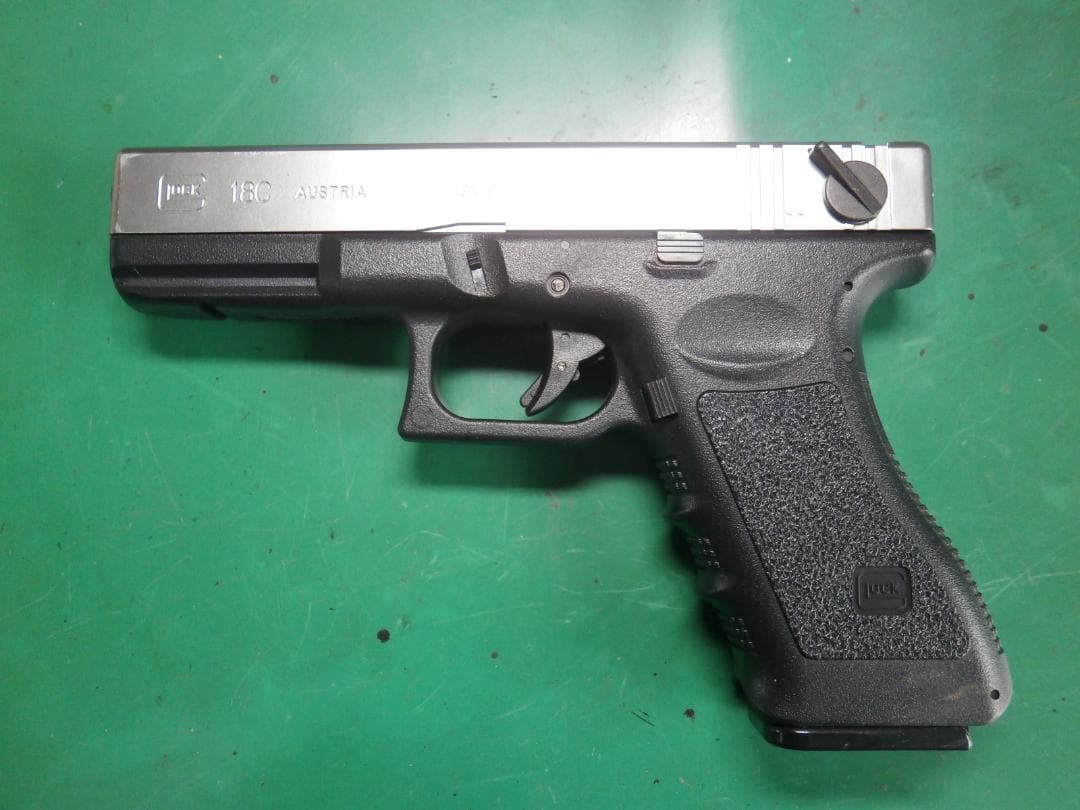グロック18C　シルバースライド　東京マルイ　GLOCK18C