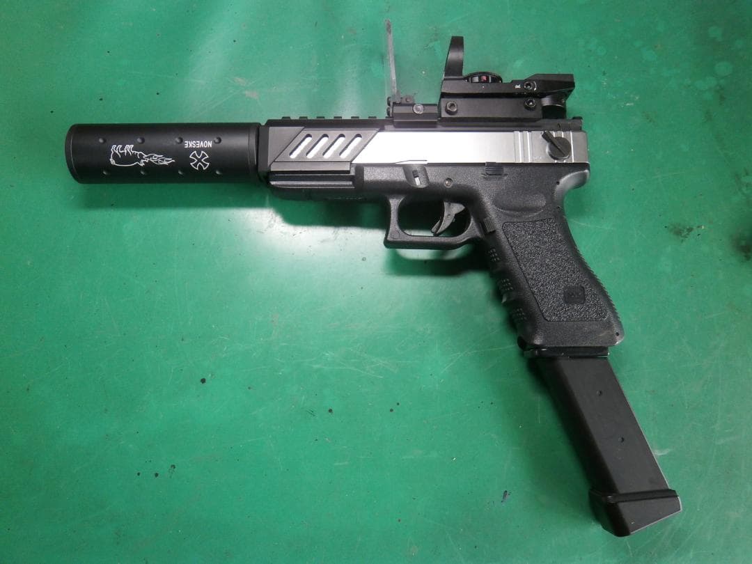 グロック18C　シルバースライド　東京マルイ　GLOCK18C