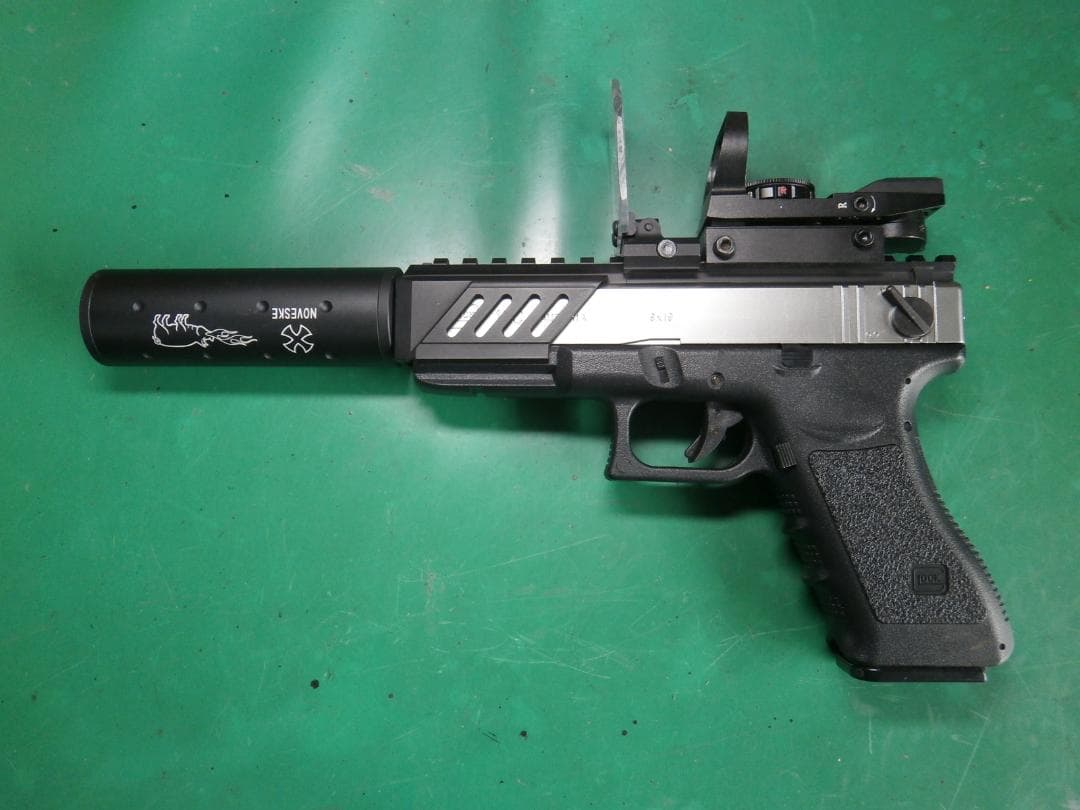 グロック18C　シルバースライド　東京マルイ　GLOCK18C