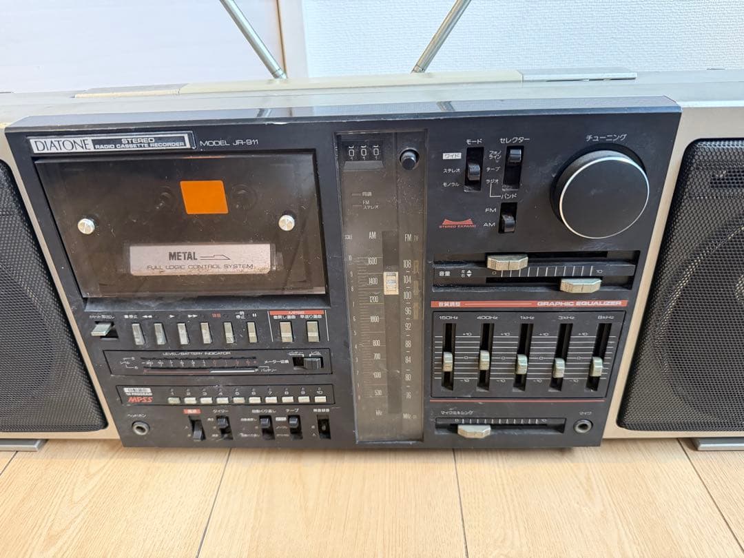 DIATONE JR-911三菱電機 FM/AMステレオラジオカセット
