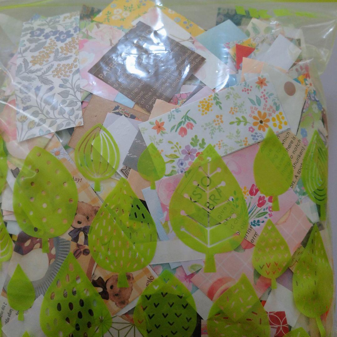 切れ端 デザインペーパー メモ 千代紙 おりがみ 工作 ちぎり絵 コラージュ