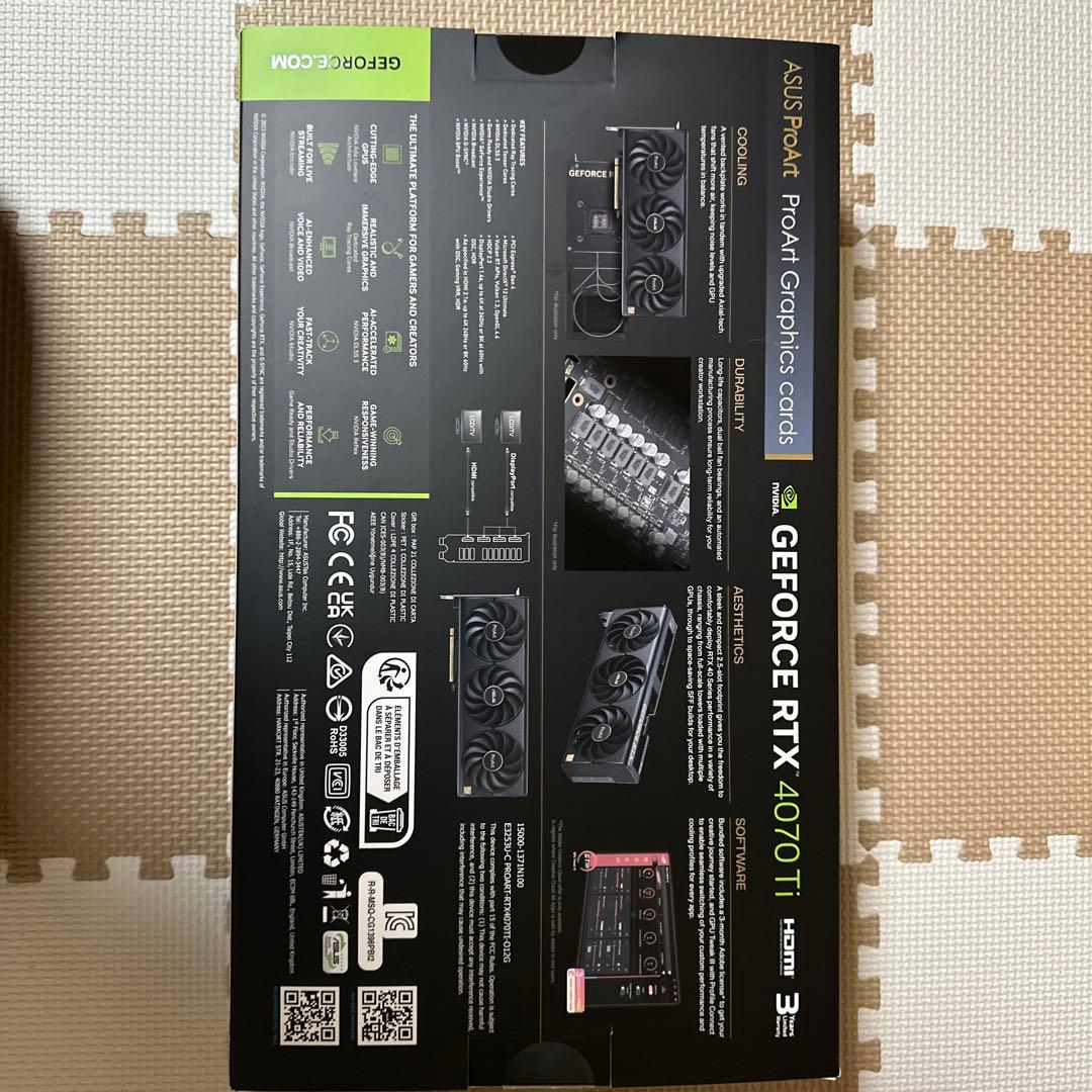 ASUS GeForce RTX 4070 Ti ProArt グラボ