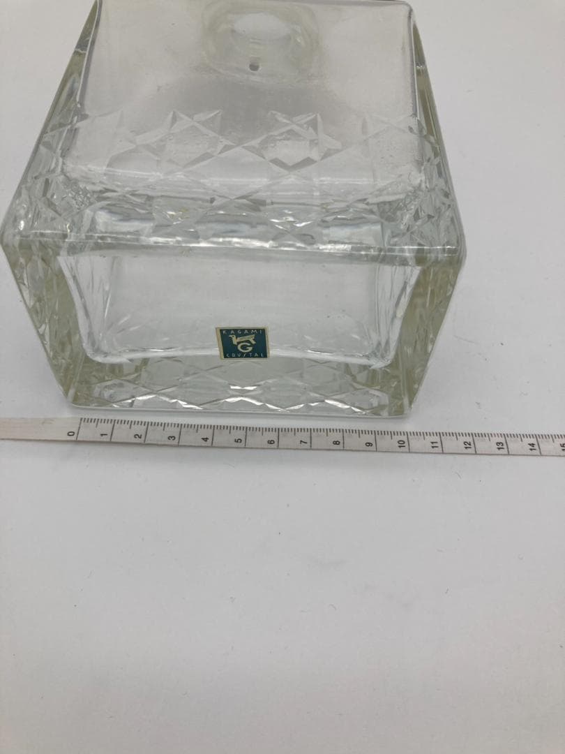 【未使用・長期保管品】カガミクリスタル ウイスキー デキャンタ