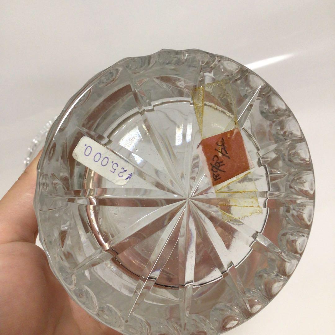 マイセン　クリスタル　LAUSITZER GLAS クリスタル花瓶　レトロ