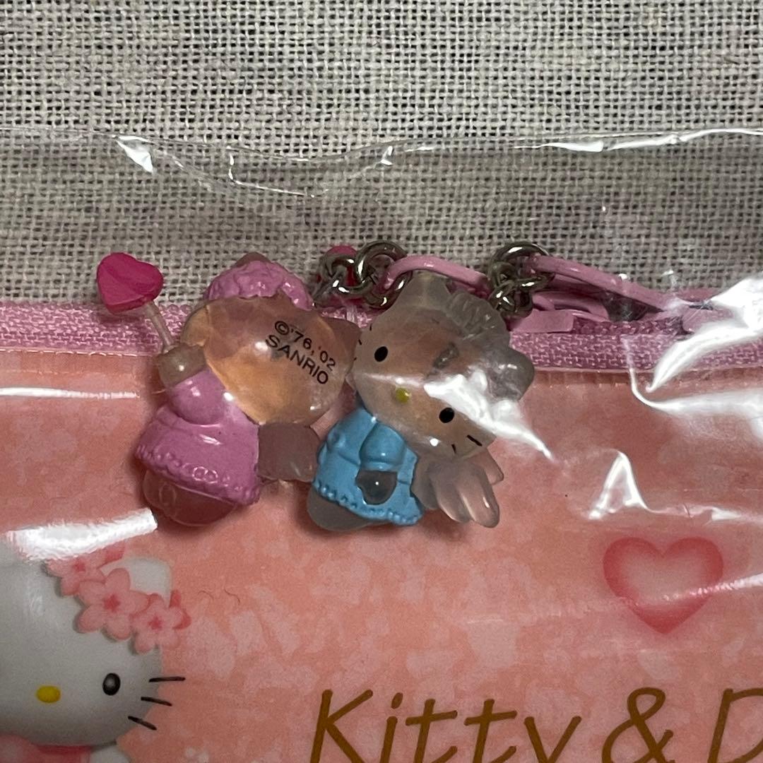 サンリオ キティ＆ダニエル ペンケース　プチケース 平成レトロ