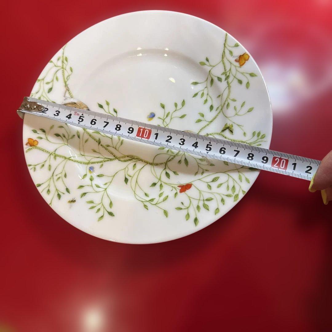 Raynaud 鳥と植物のケーキ皿19センチ