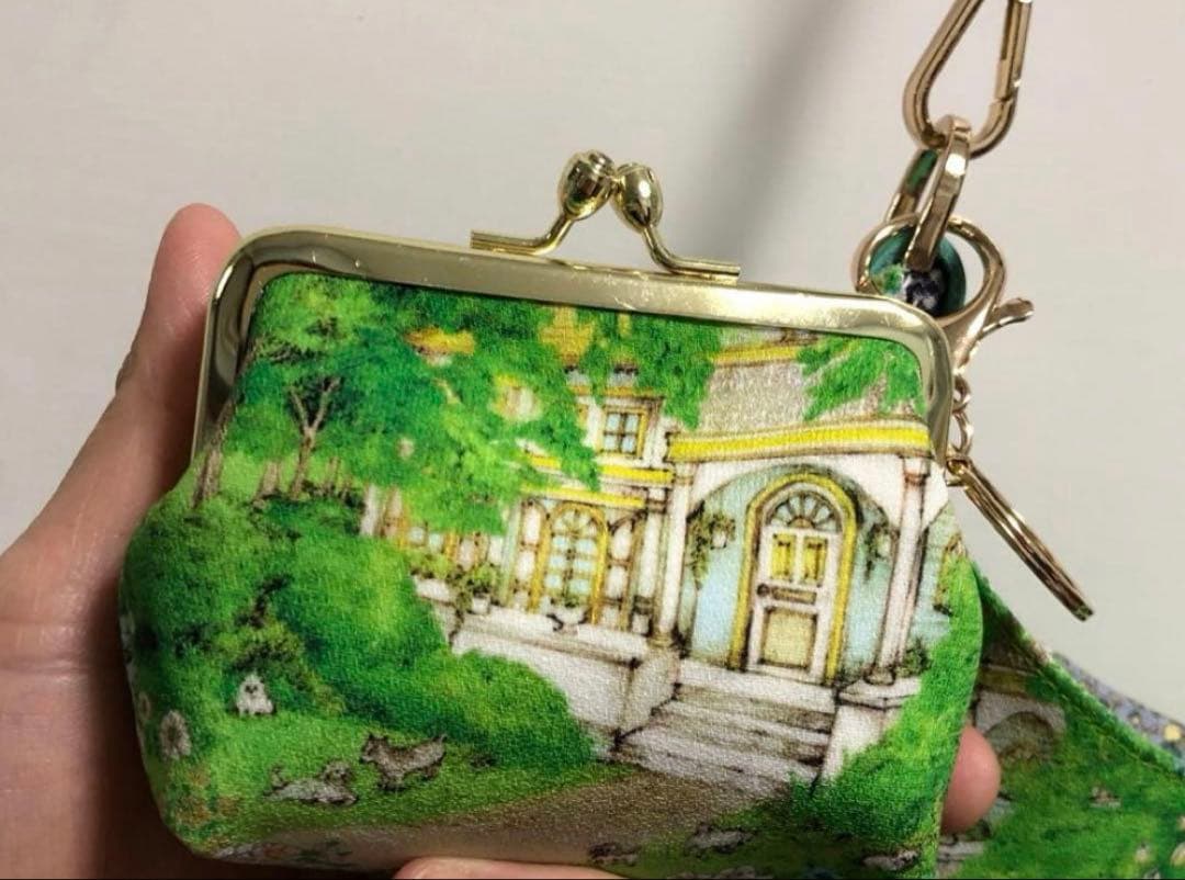 1996.ハンドメイド　ひねりふた付ショルダーバッグ　がま口付　フランシュリッペ