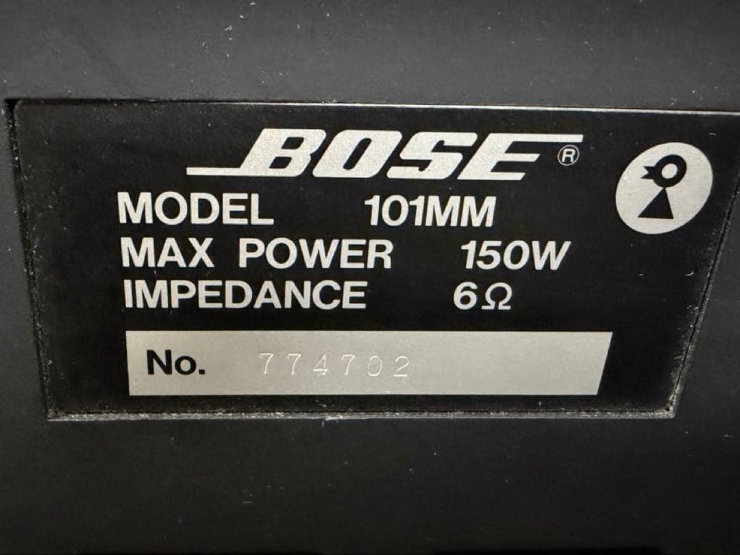 BOSEスピーカー　MODEL 101MM 2個　美品