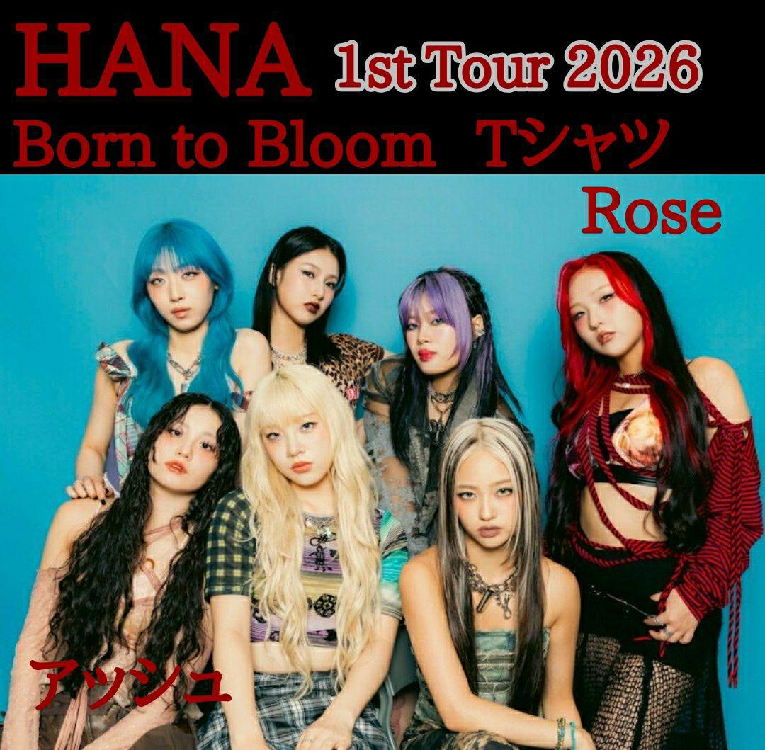 HANA 1st Tour 2026 Tシャツ ROSE Lサイズ