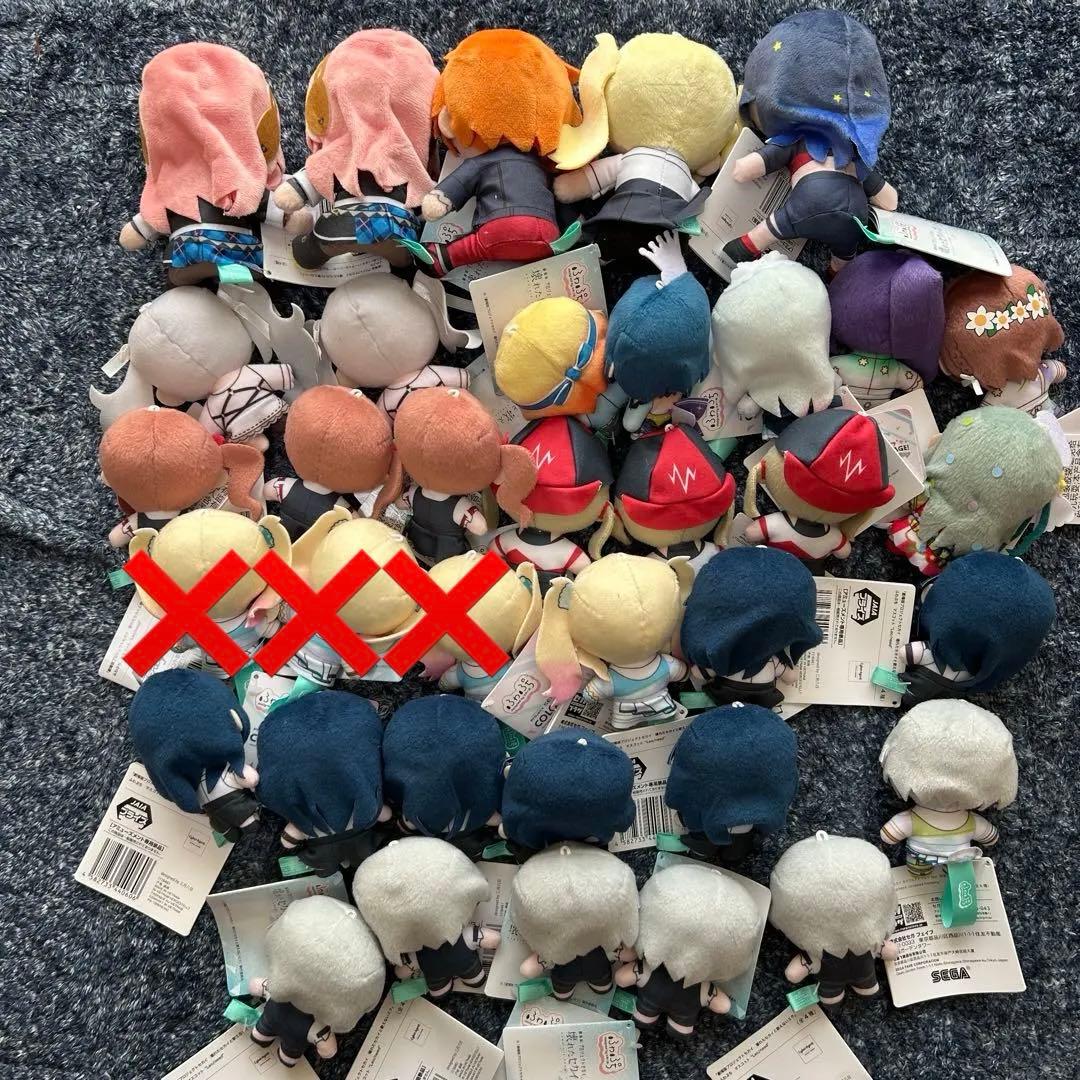 プロセカ　ふわぷち マスコット　ぬいぐるみ　プロジェクトセカイ まとめうり36点