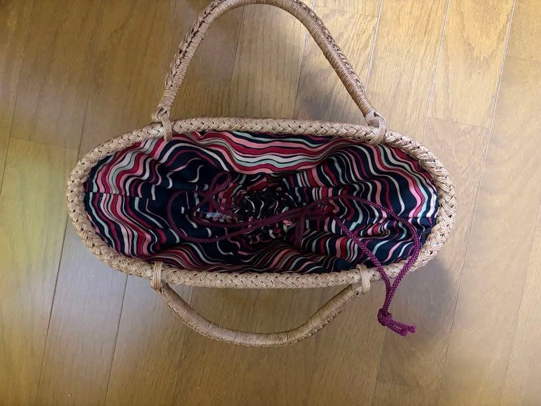 山葡萄風かごバック