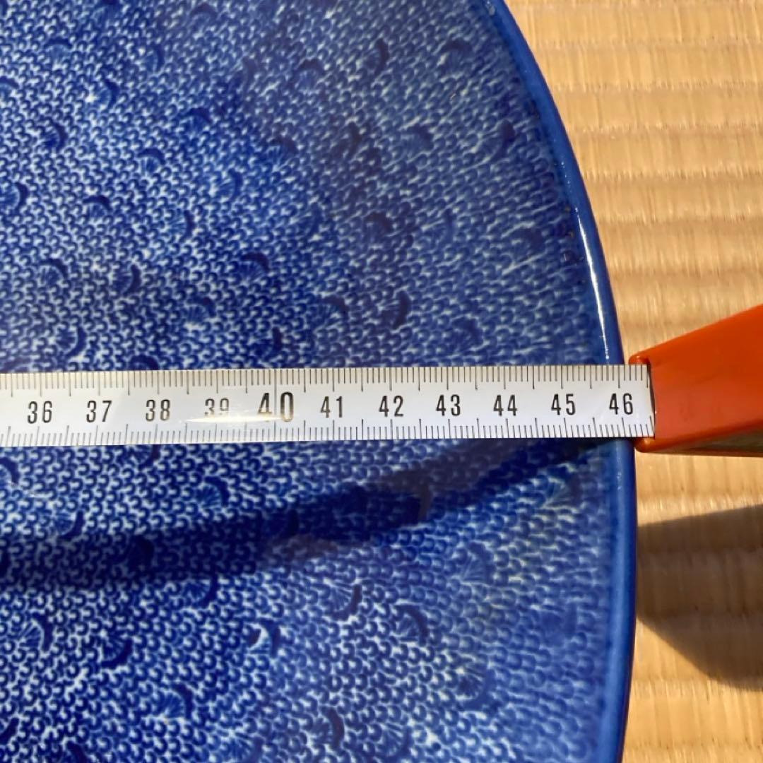 微塵唐草　大皿　尺5寸