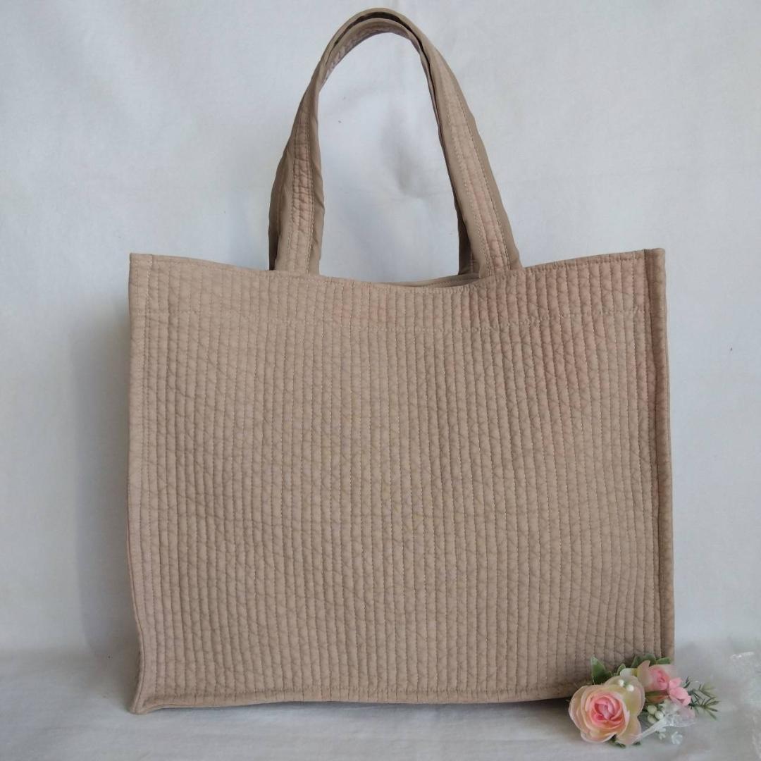 マグネット 底板ヌビ☆スクエアバッグL☆ ネイビー ヌビバッグ オフィス