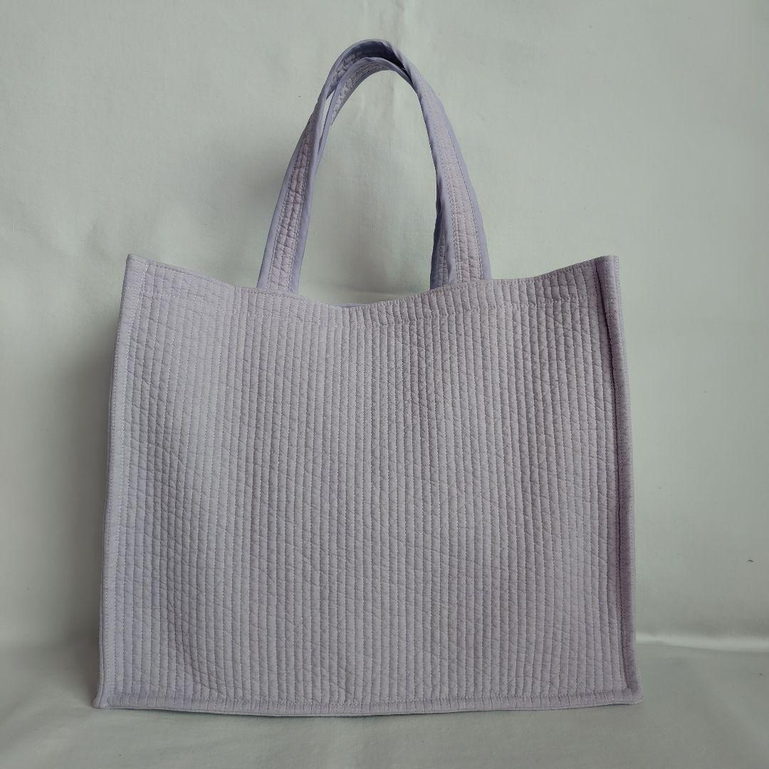 マグネット 底板ヌビ☆スクエアバッグL☆ ネイビー ヌビバッグ オフィス