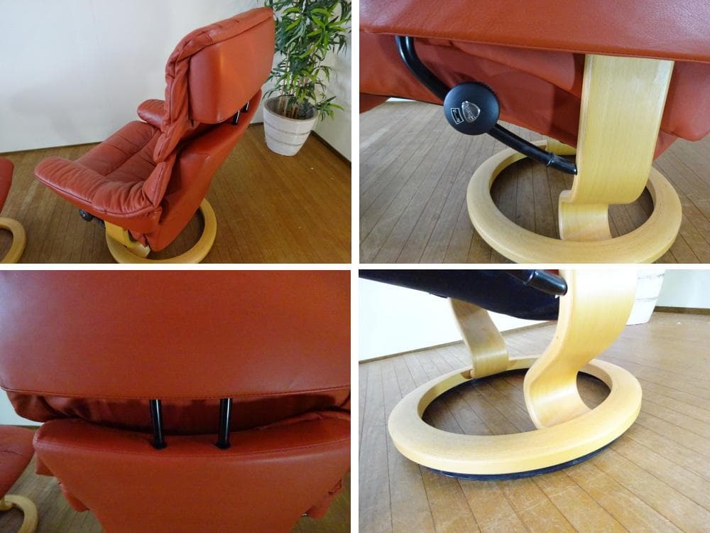 shinsyu.sk　訳あり　エコーネス　オットマン付　M　美品