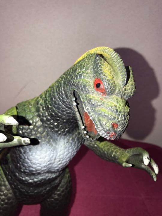 ゴジラ？　1986年製?怪獣フィギュア人形　ソフビ