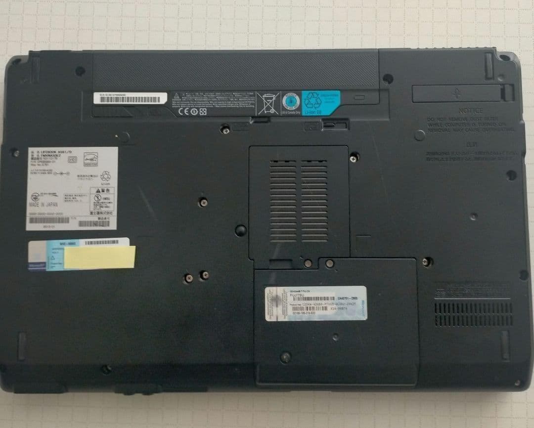 富士通 LIFEBOOK A561/D i3 SSD128GB 4G Win11