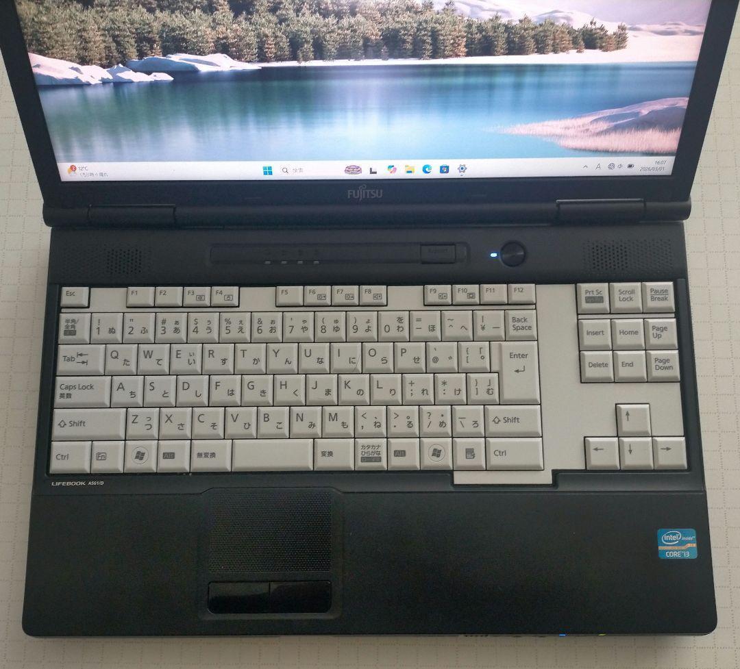 富士通 LIFEBOOK A561/D i3 SSD128GB 4G Win11