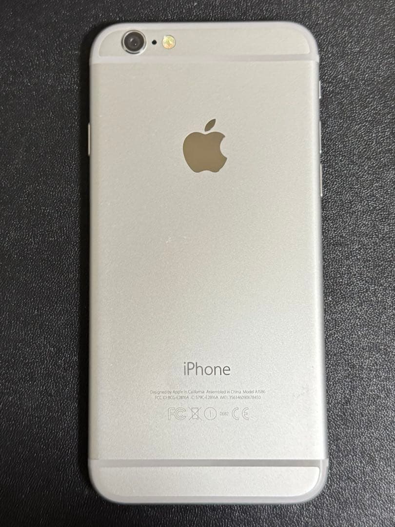 iPhone6 16GB バッテリー最大容量100% 充電器つき