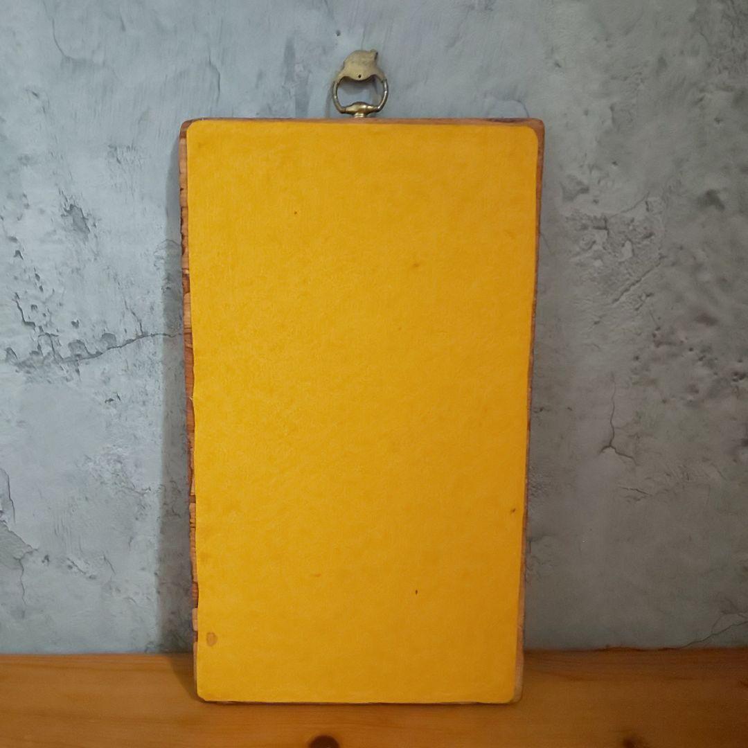 ★ ビンテージ スージー エンジェル 絵 デコパージュ 壁掛けアート 少女と小鳥