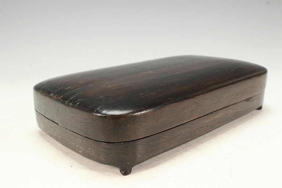 中国美術 端渓 硯 昭和47年 20万円 購入品(K-YC625)