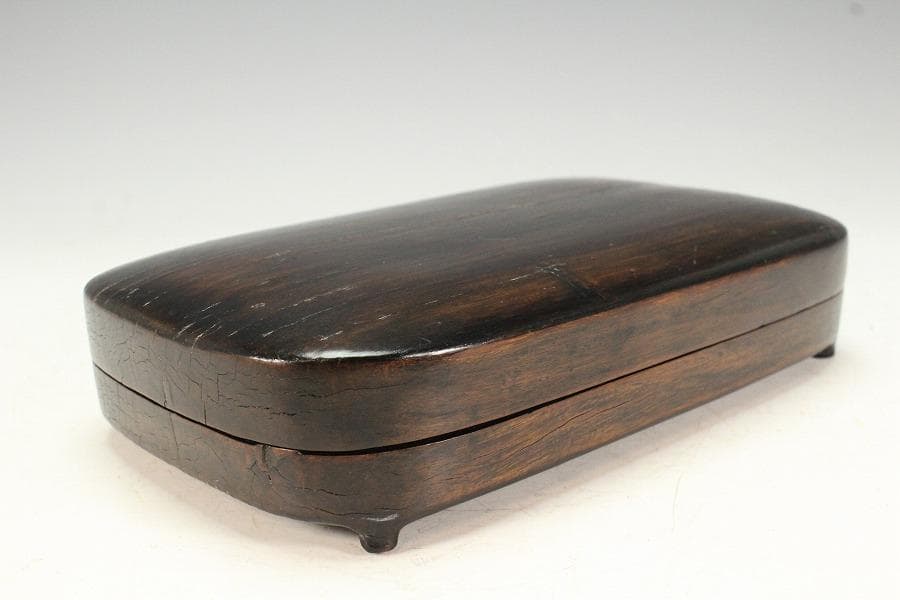 中国美術 端渓 硯 昭和47年 20万円 購入品(K-YC625)