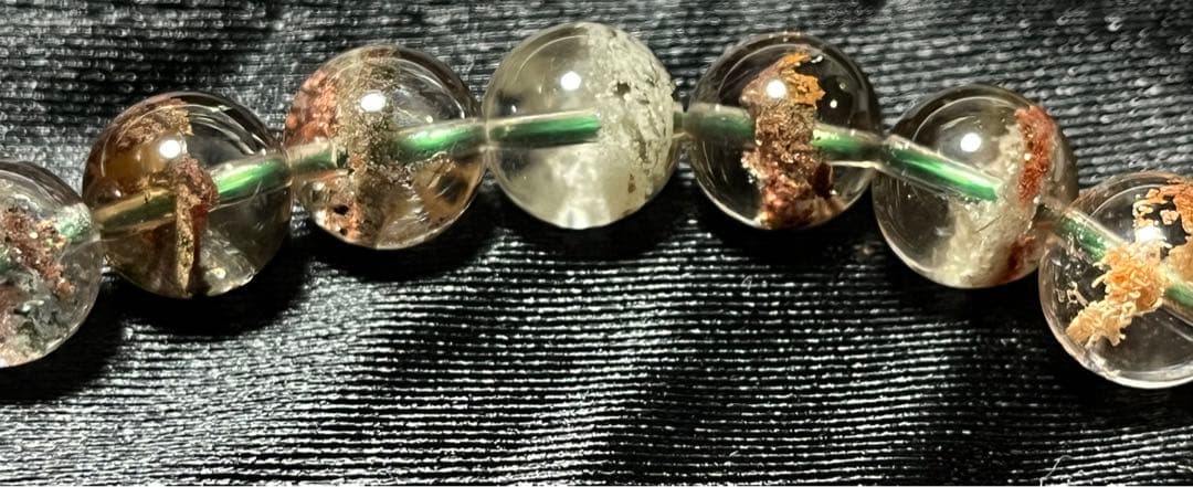 高品質です！四季ガーデンブレスレット 約9.5mm ②