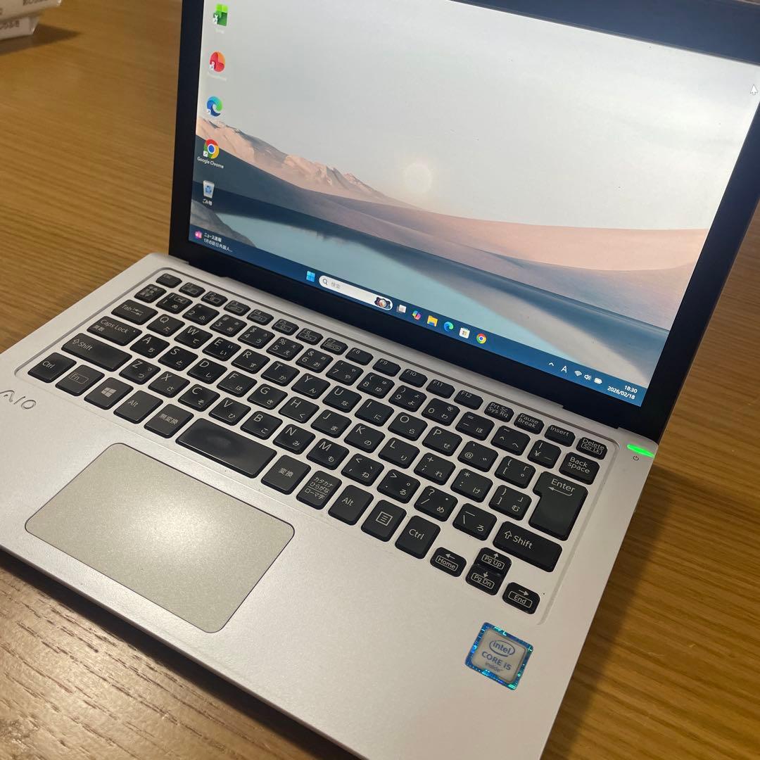 美品！【希少白】VAIO S11 i5 Office2021 充電稼働可