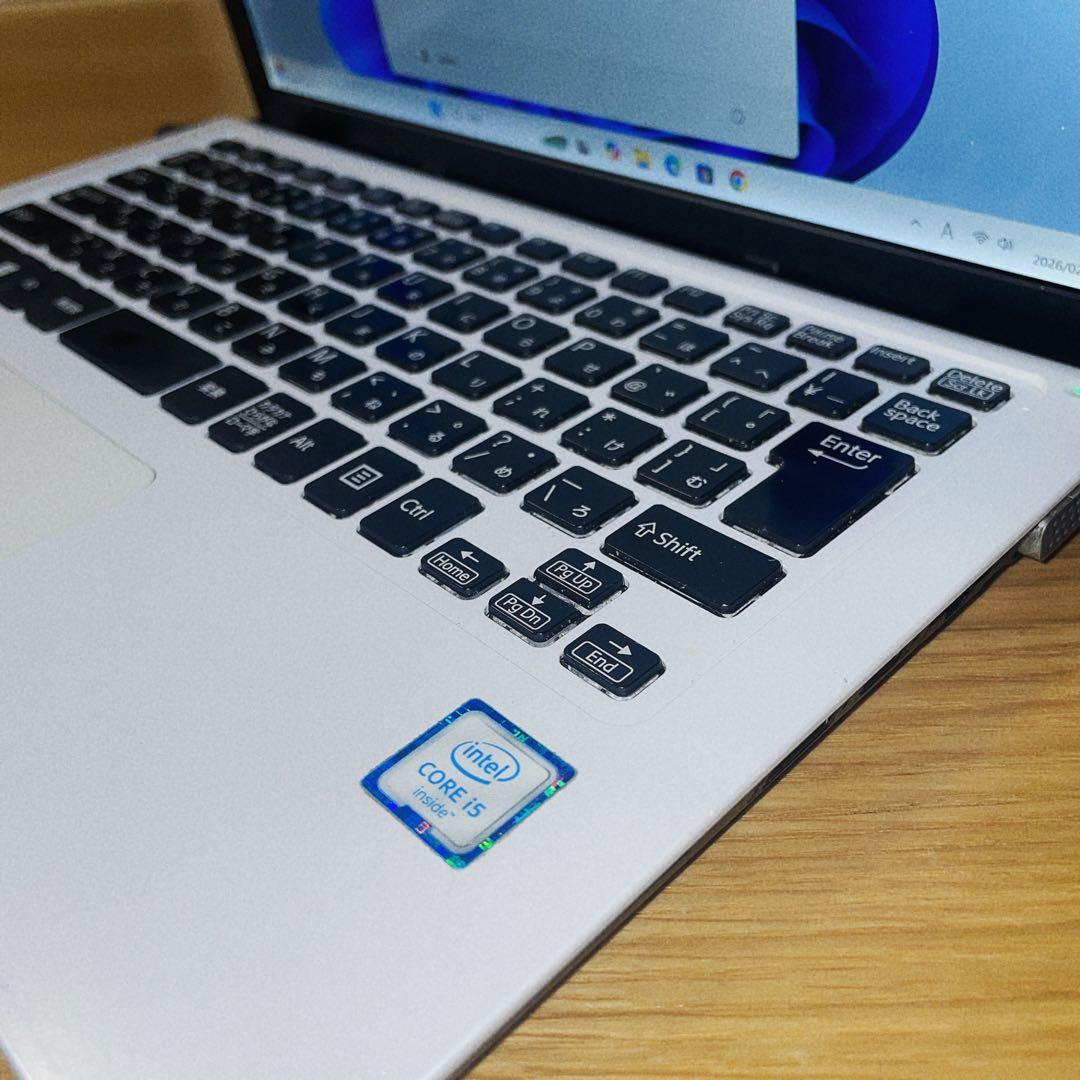 美品！【希少白】VAIO S11 i5 Office2021 充電稼働可