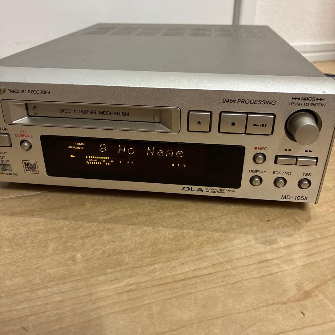 【動作品】ONKYO オンキョー MDデッキ MD-105X
