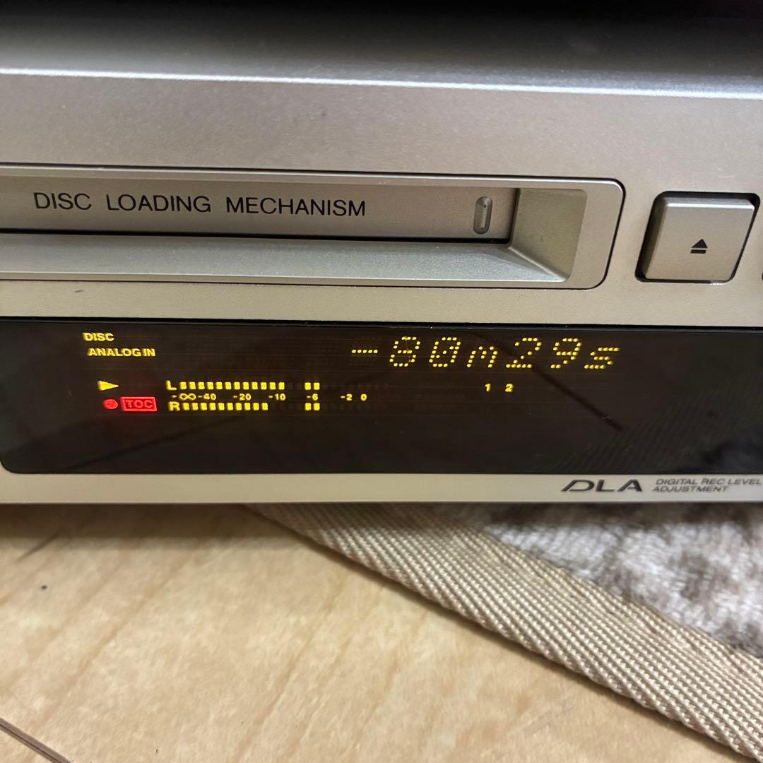 【動作品】ONKYO オンキョー MDデッキ MD-105X