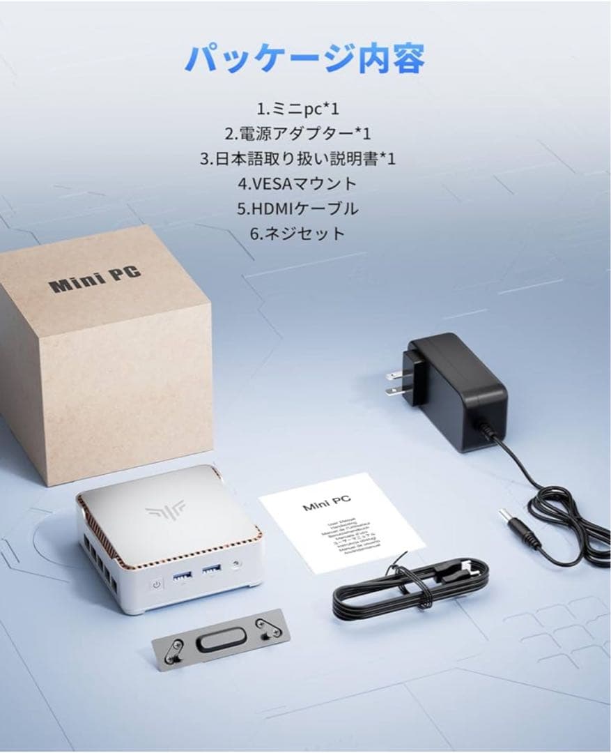 NIPOGI E2 ミニPC Intel Alder Lake-N97
