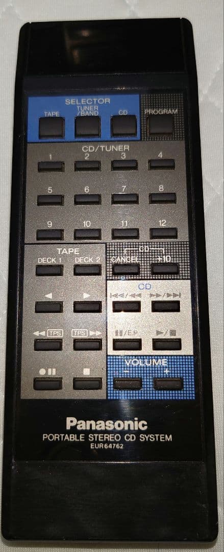 Panasonic　ステレオCDダブルカセットラジオ　RX-DT80【状態難】