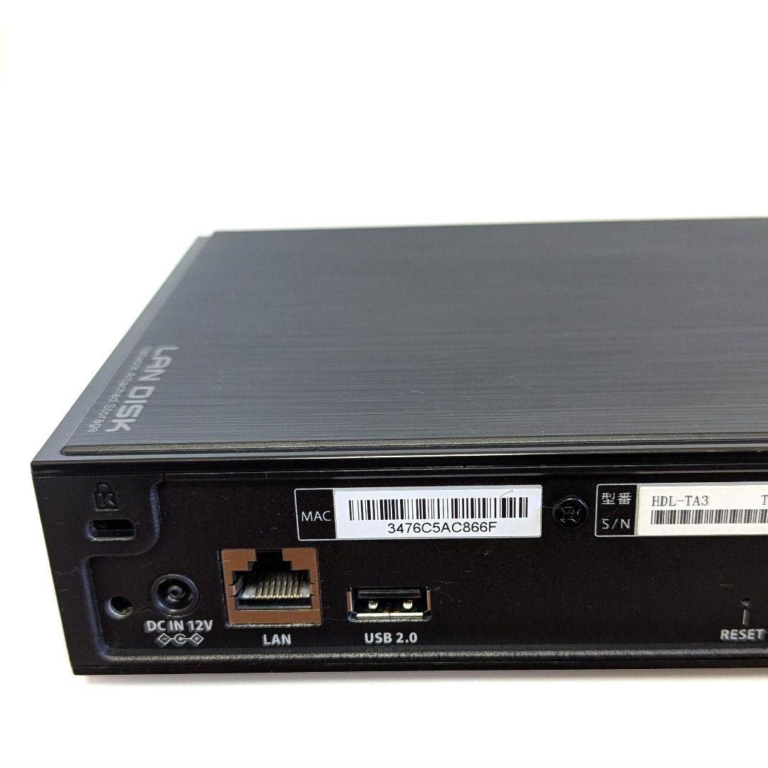 【美品】アイ・オー・データ HDL-TA3 3TB NAS ネットワークHDD