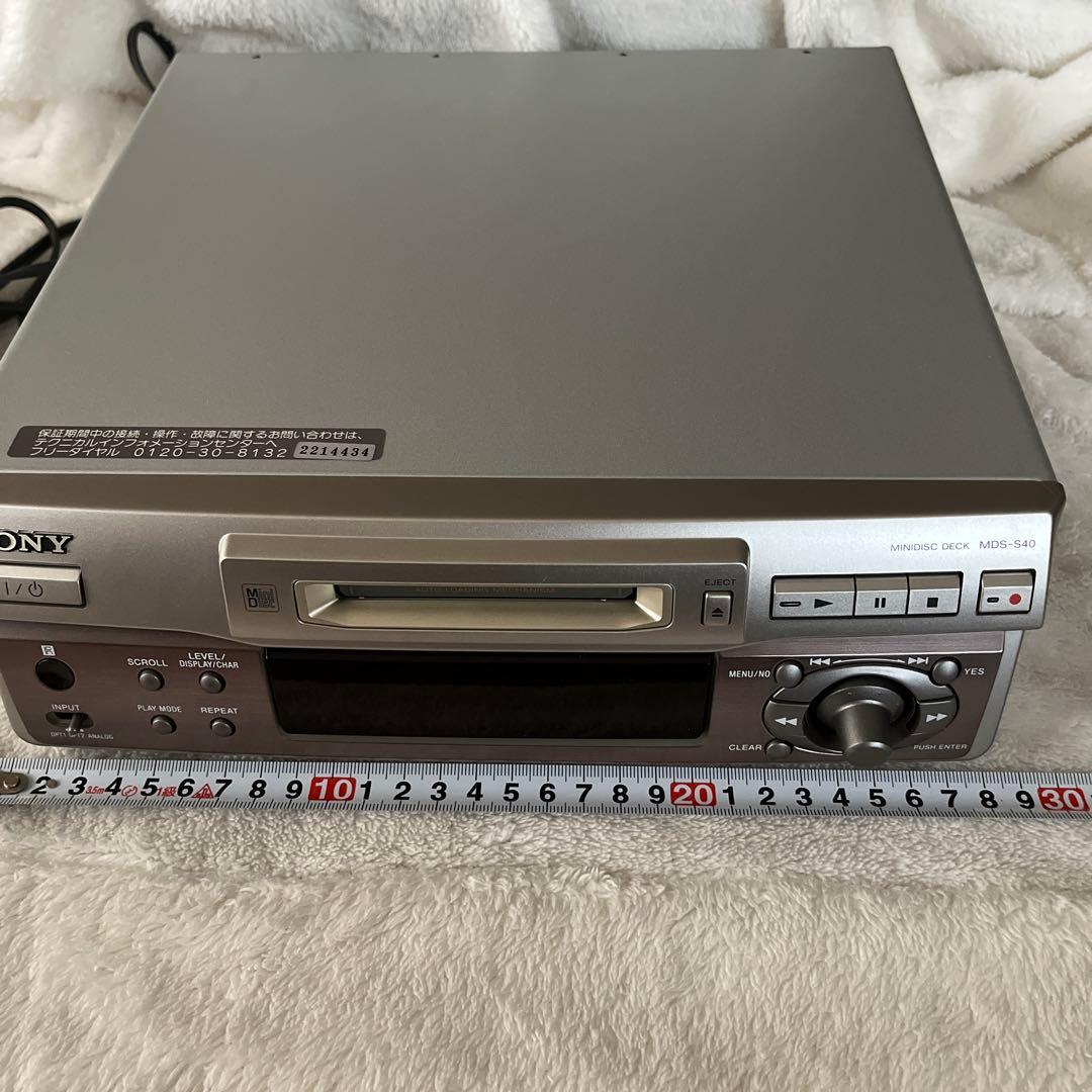 SONY ソニー　MDS-S40 　MDデッキ 本体のみ　ジャンク品