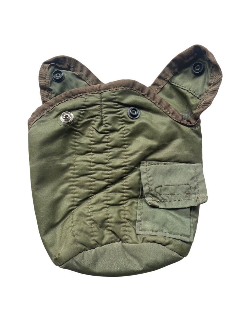 米陸軍ベトナム戦争M1967プラボタン初期型ナイロンキャンティーンカバー官給品