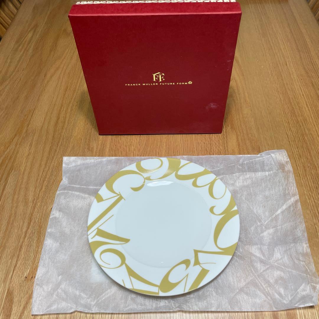 【未使用 箱付き】FRANCK MULLER 大皿 ゴールド