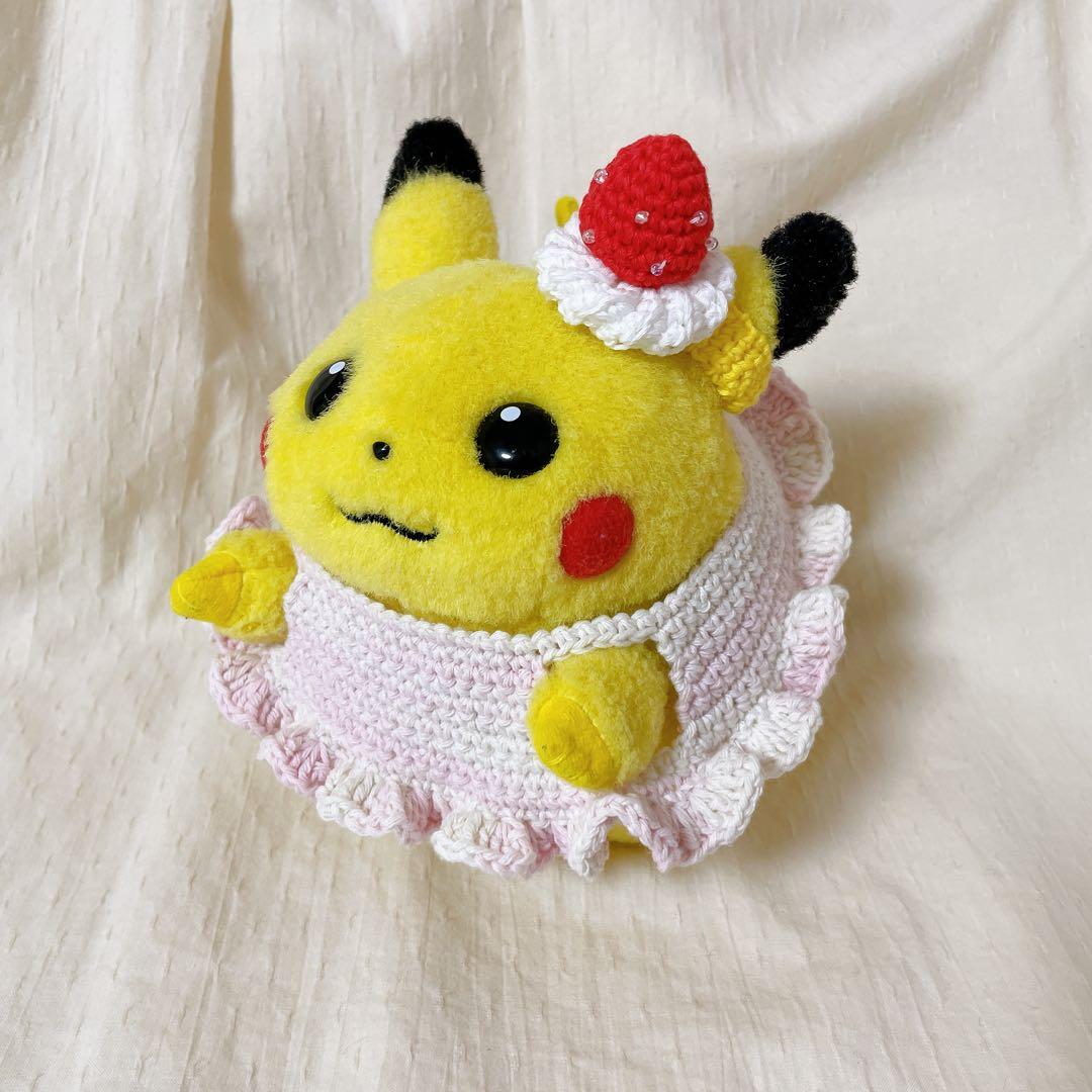 3点セット いちごミルクシリーズ ハンドメイド 初期ピカチュウ