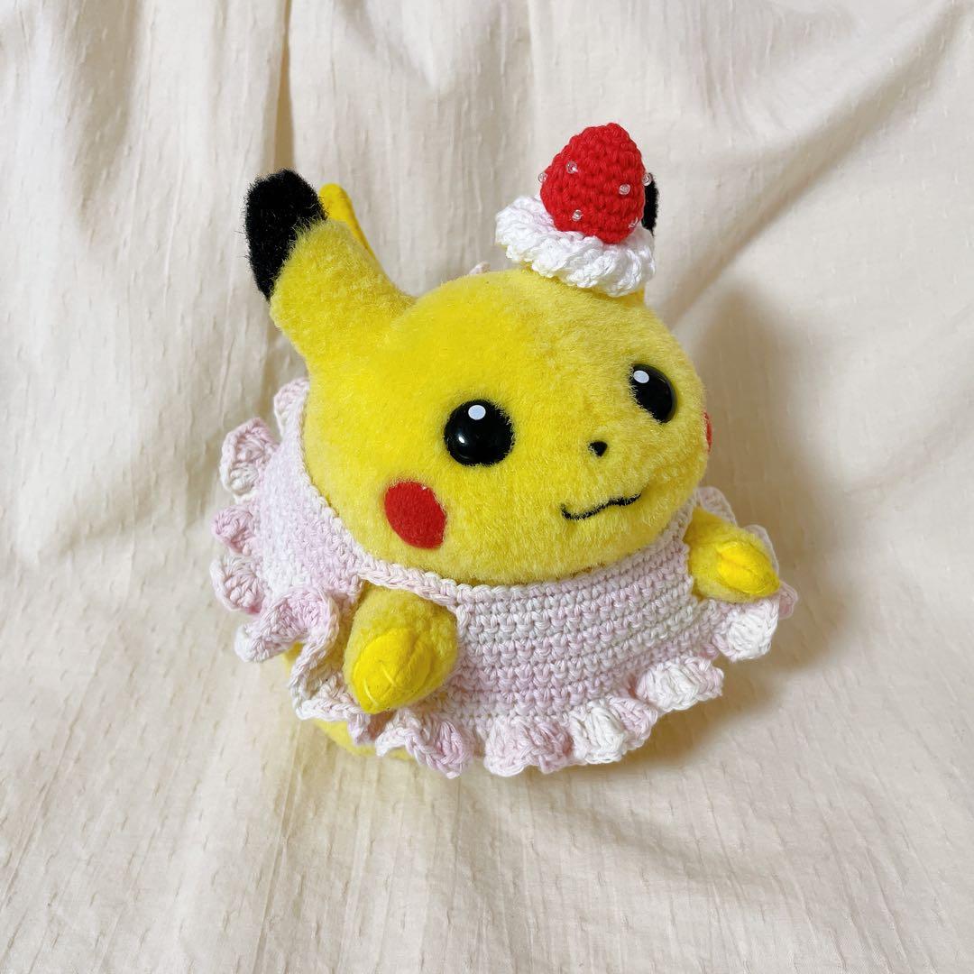 3点セット いちごミルクシリーズ ハンドメイド 初期ピカチュウ