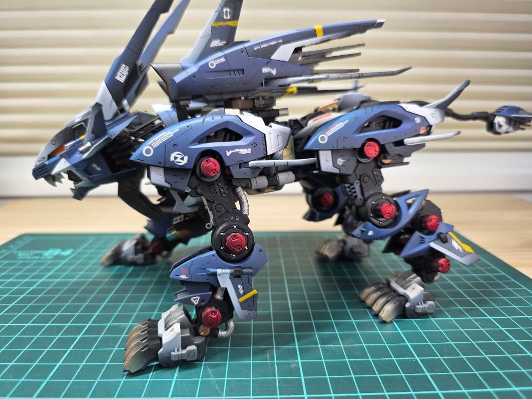 ゾイドHMMライガーゼロイエーガー全塗装