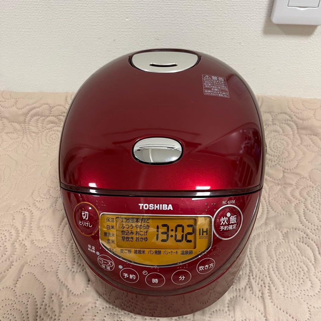 東芝 IH炊飯ジャー RC6XM 2020年製 炊飯器 3.5合炊き