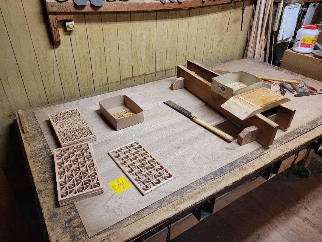 組子　組子細工　壁掛け　ウォールアート
