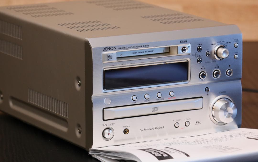 DENON D-MA3 CD/MD/TUNER/USB-DAC　ミニコンポ　美品