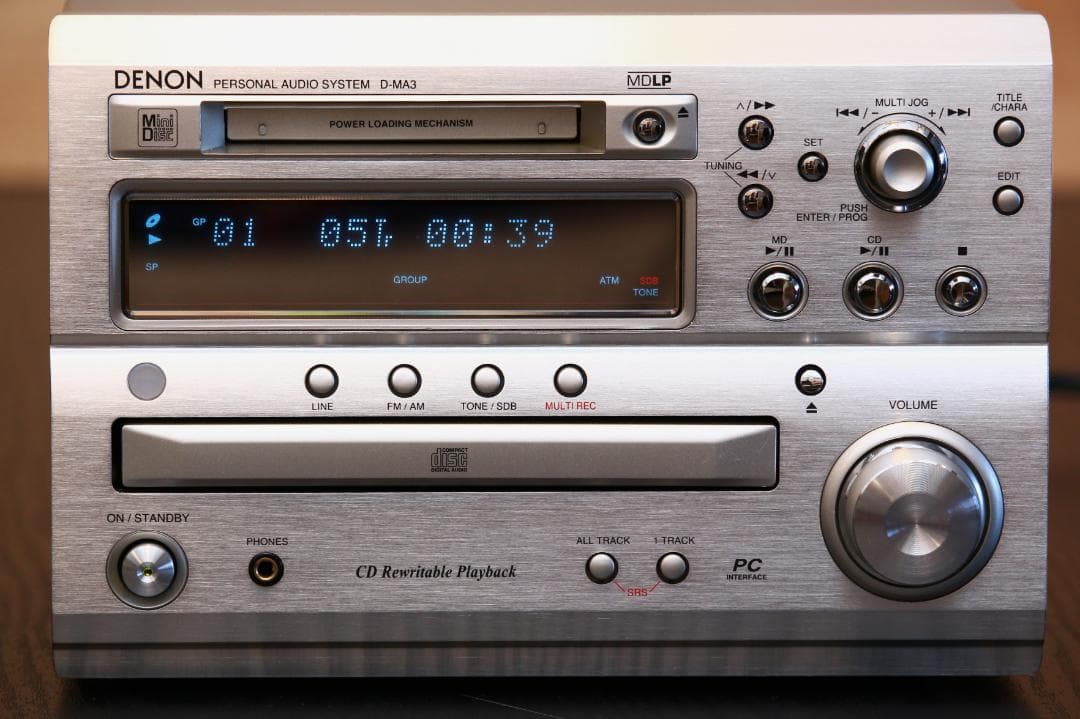 DENON D-MA3 CD/MD/TUNER/USB-DAC　ミニコンポ　美品