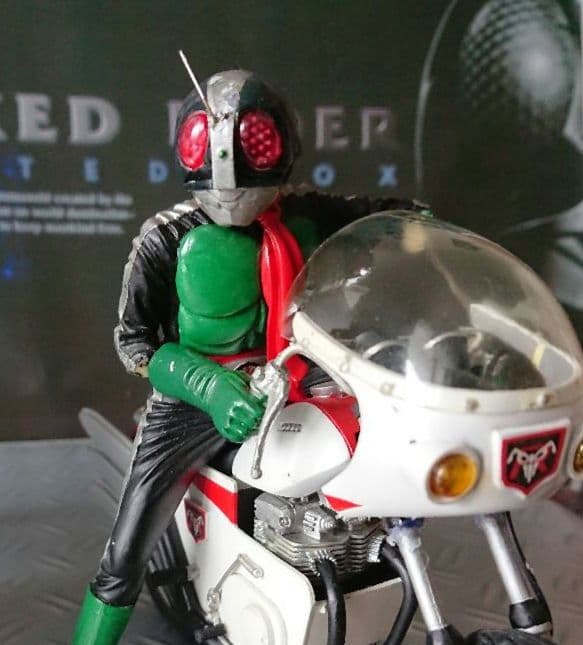 「ジャンク」壽屋　仮面ライダー2種 組立塗装済品